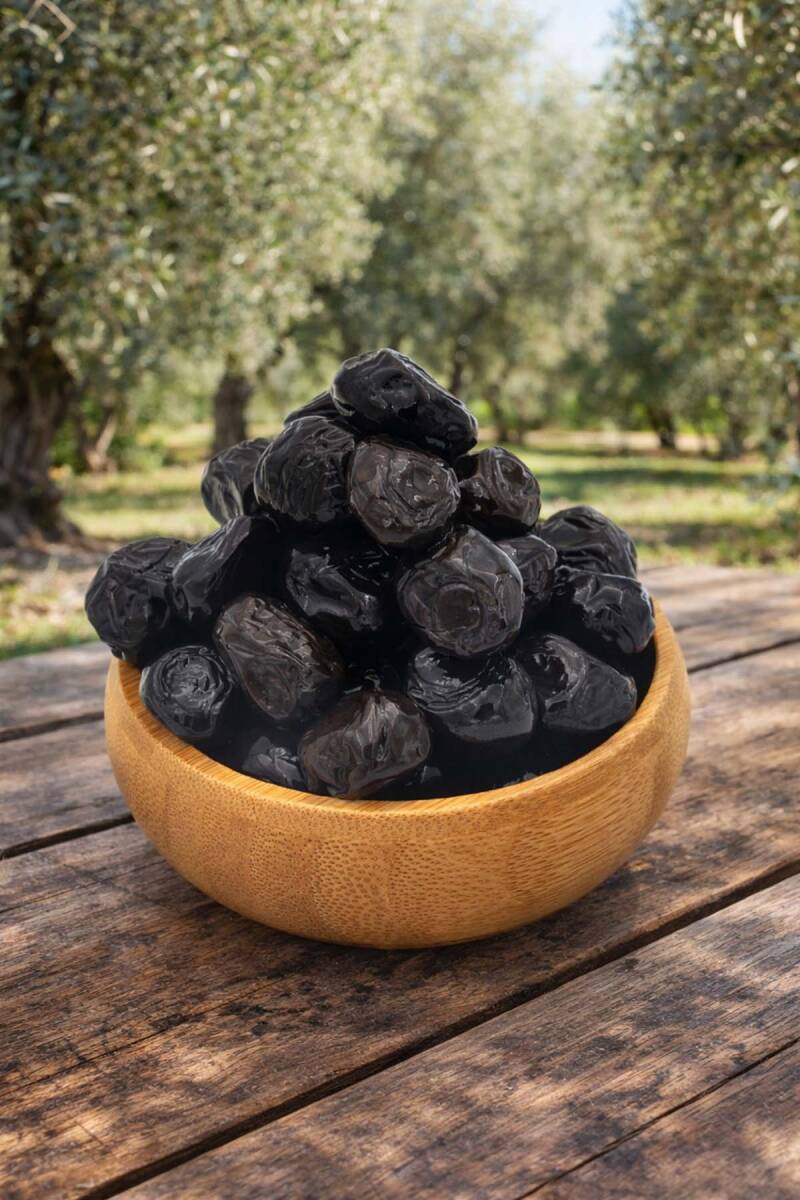 Gemlik Yağlı Sele Siyah Zeytin (231-260 Kalibre - L Boy) 1 KG - 2