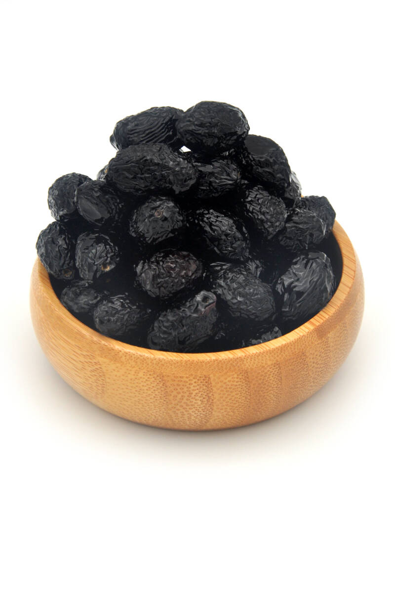 Çok Az Tuzlu Uslu Kuru Sele Siyah Zeytin (%2-3 Tuzlu) 1 KG - 3