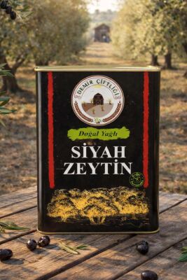 Çok Az Tuzlu Uslu Kuru Sele Siyah Zeytin (%2-3 Tuzlu) 9 KG - 3