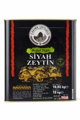 Çok Az Tuzlu Uslu Kuru Sele Siyah Zeytin (%2-3 Tuzlu) 9 KG - 7