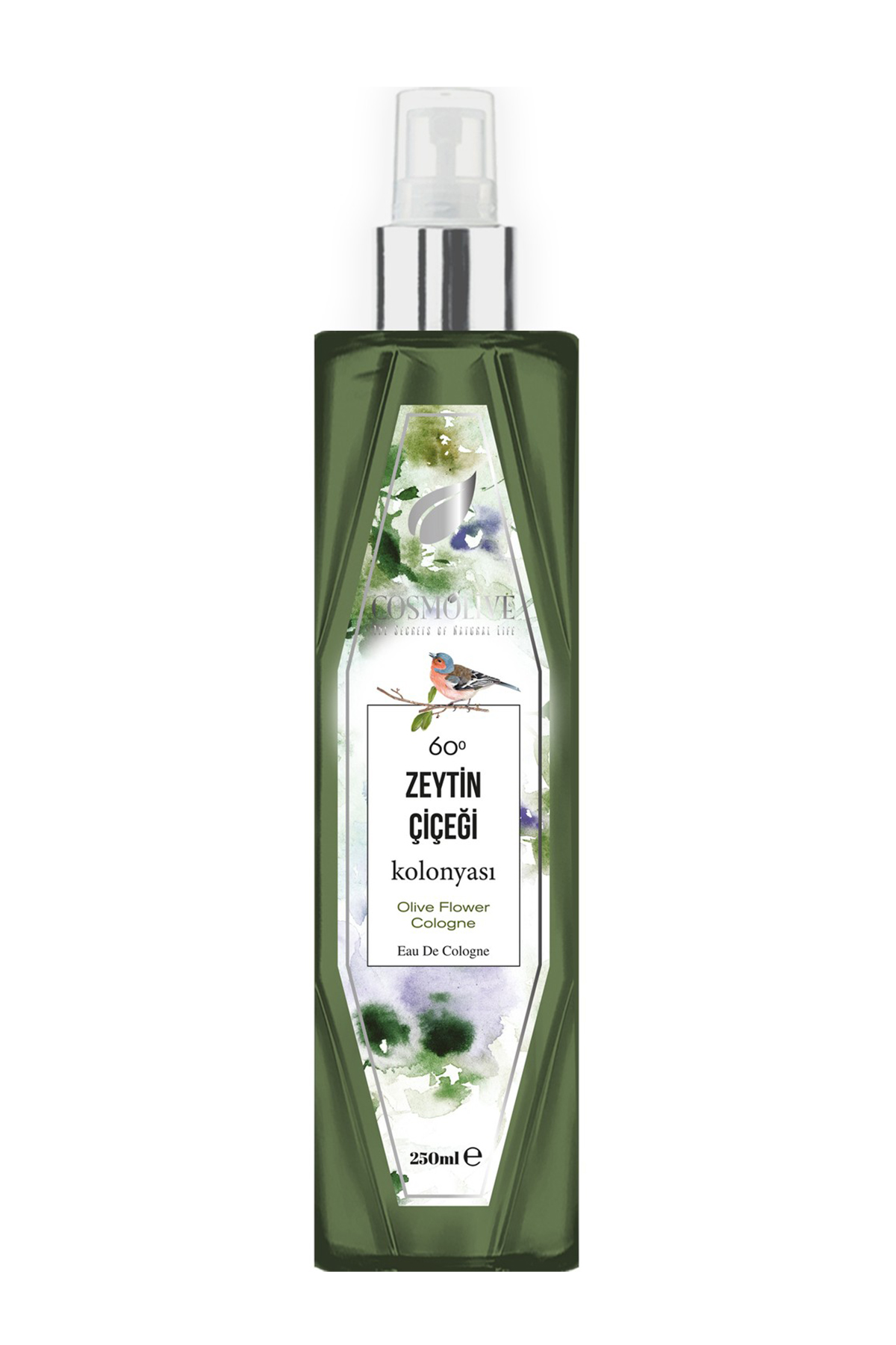 Cosmolive Zeytin Çiçeği Kolonyası 60° 250 ML (Plastik Şişe) - 1