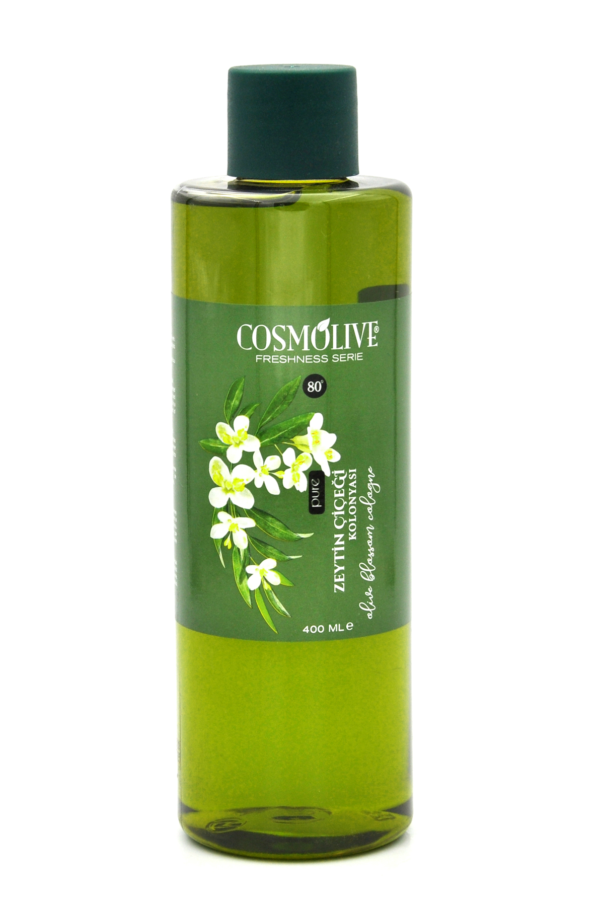 Cosmolive Zeytin Çiçeği Kolonyası 80° 400 ML (Plastik Şişe) - 1