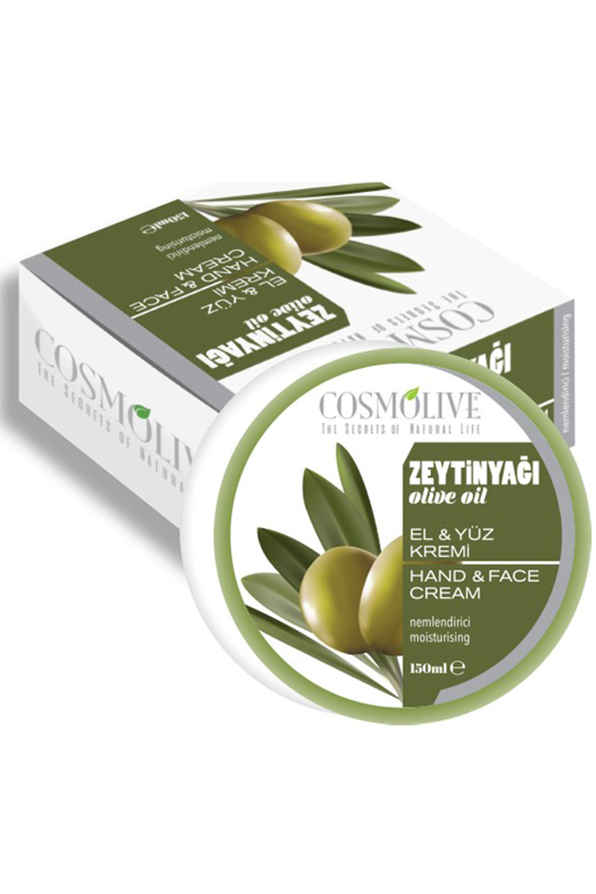 Cosmolive Zeytinyağlı El ve Yüz Bakım Kremi 150 ML - 1