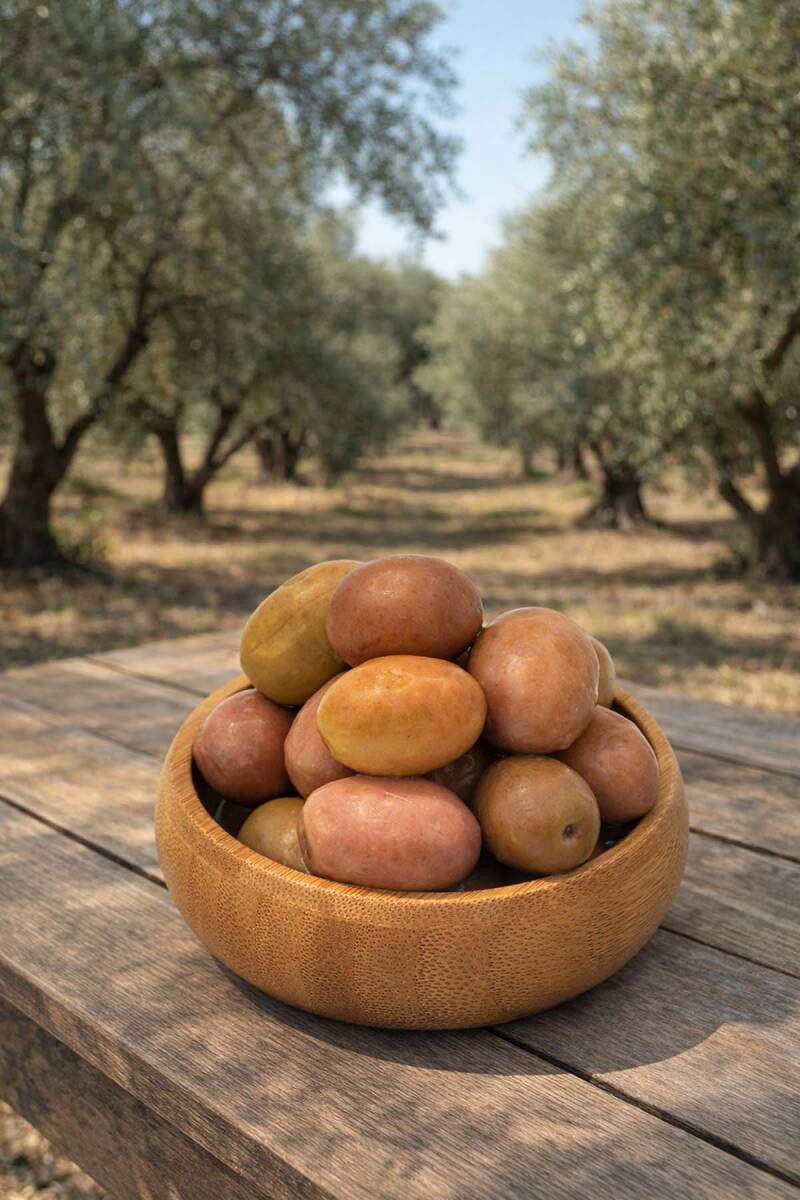 Domat Çizik Yeşil Zeytin 10 KG  - 2