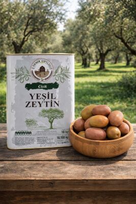 Domat Çizik Yeşil Zeytin 10 KG 