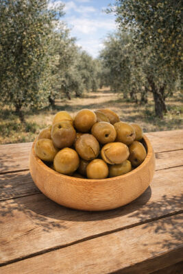 Edremit Kırma Yeşil Zeytin 10 KG  - 2