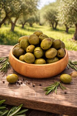 Gemlik Kırma Yeşil Zeytin 1 KG  - 2
