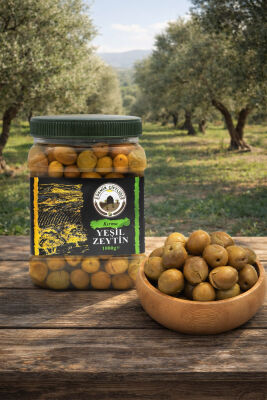 Edremit Kırma Yeşil Zeytin 1 KG Yeni Mahsül 