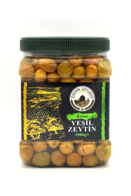 Edremit Kırma Yeşil Zeytin 1 KG Yeni Mahsül  - 5
