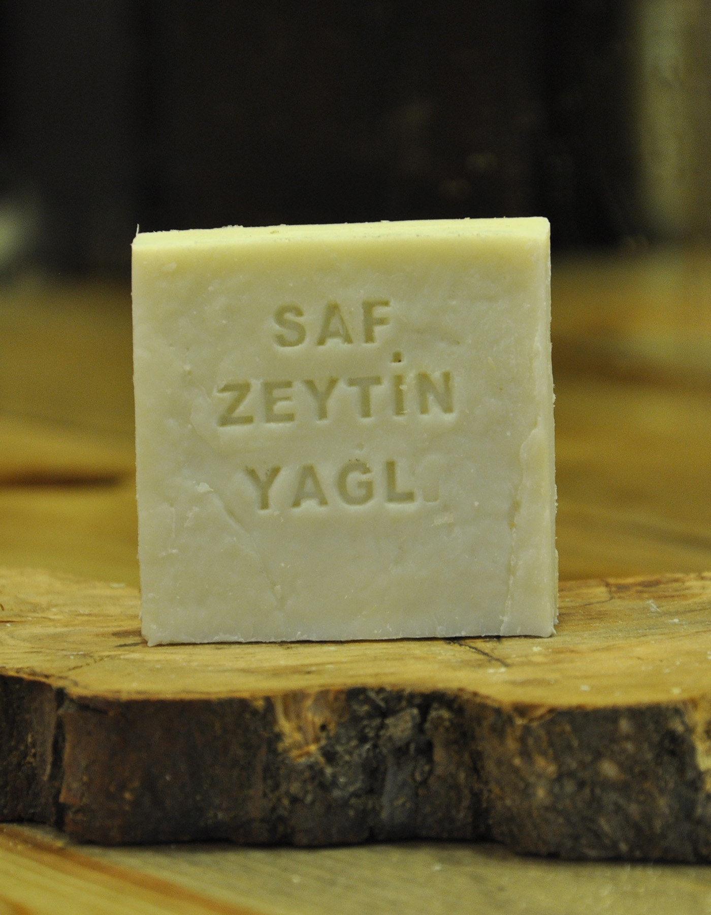 El Yapımı Doğal Zeytinyağlı Beyaz Sabun 110 G - 1