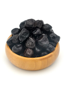 Gemlik Yağlı Sele Az Tuzlu Siyah Zeytin (291-320  Kalibre - S Boy) 1 KG - 4
