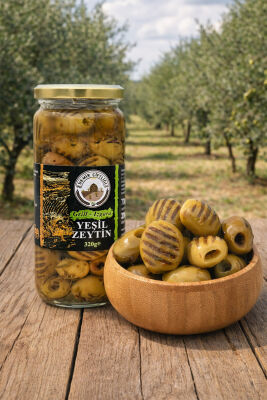 Grill Izgara Yeşil Zeytin 320 G