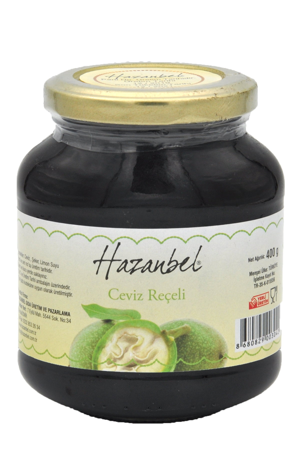Hazanbel Ceviz Reçeli 400 G - 1