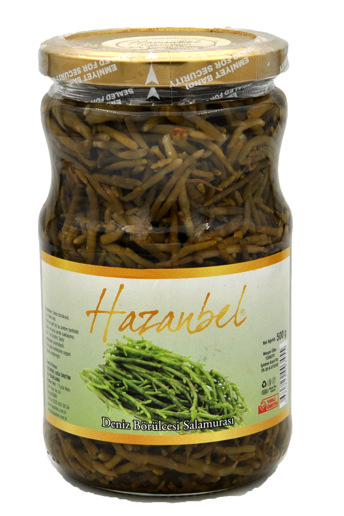 Hazanbel Deniz Börülcesi Salamurası 500 G