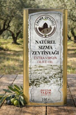 Olgun Hasat Soğuk Sıkım Naturel Sızma Zeytinyağı 10 L Teneke (2025-2026 Yeni Hasat)