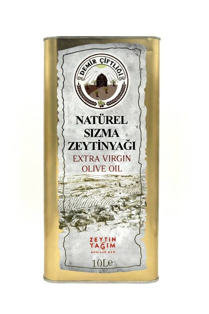 Olgun Hasat Soğuk Sıkım Naturel Sızma Zeytinyağı 10 L Teneke (2025-2026 Yeni Hasat) - 3