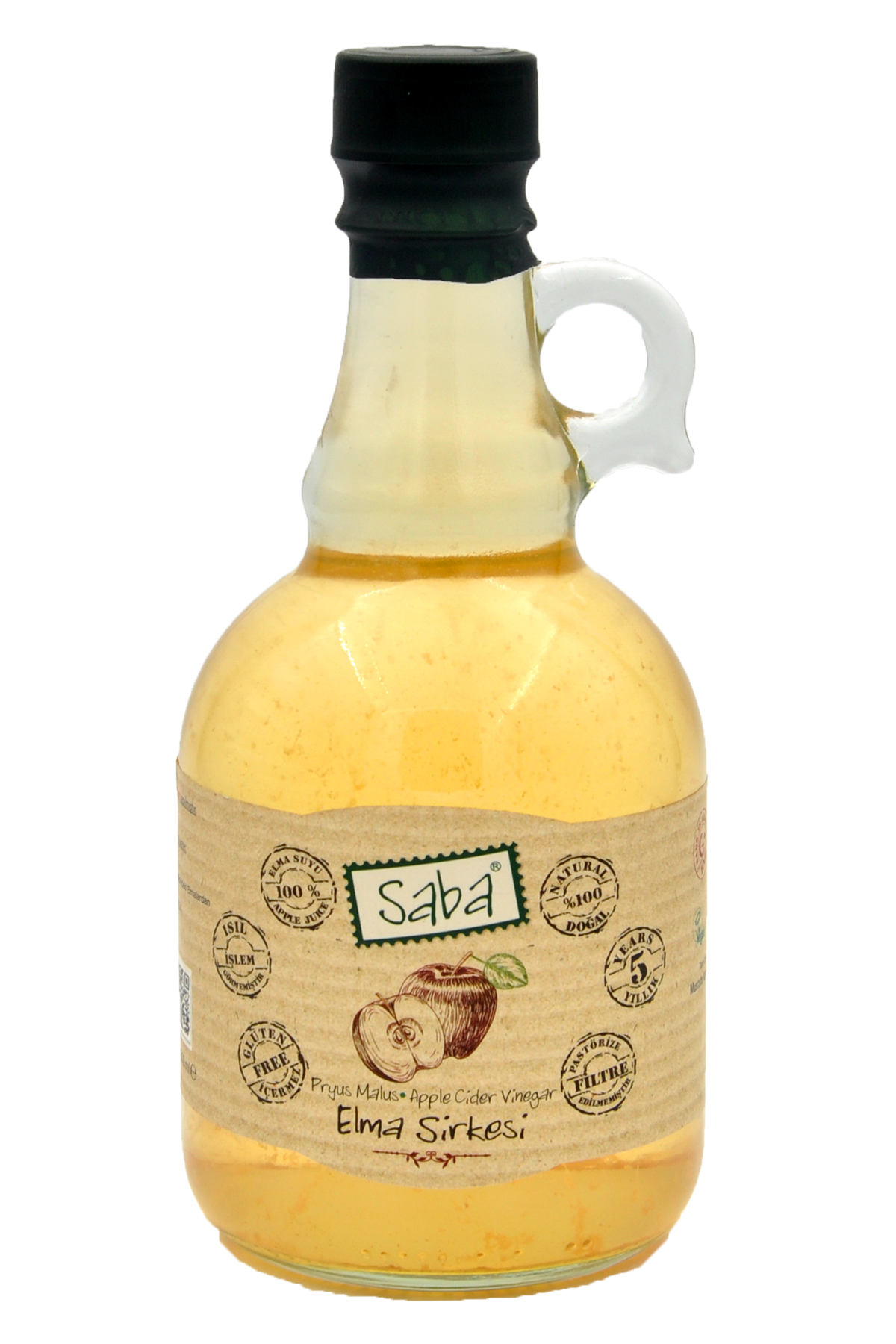 Saba Elma Sirkesi 500 Ml.